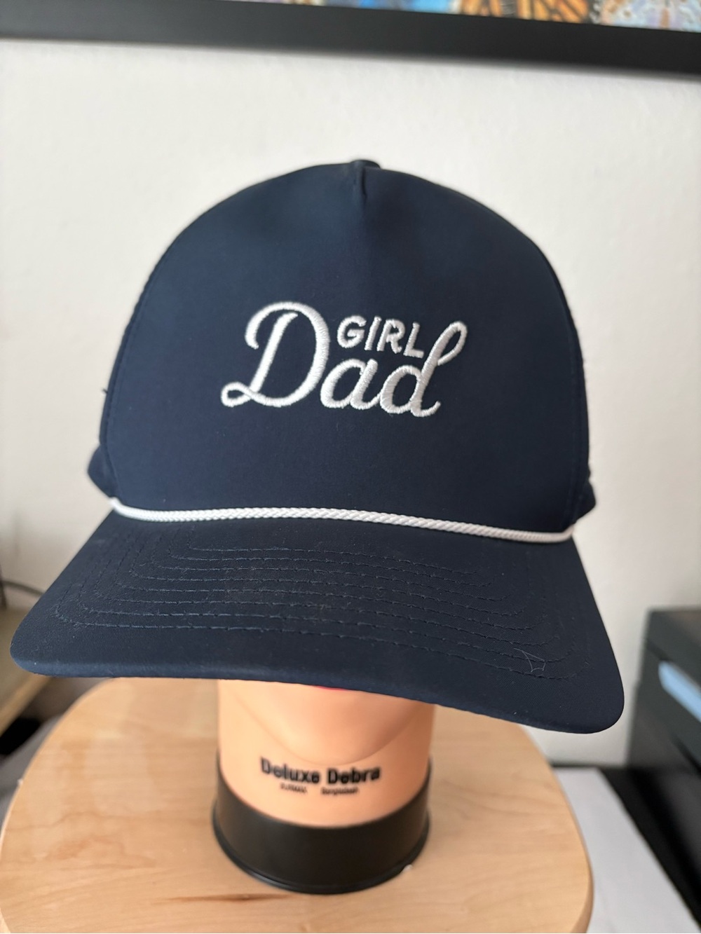 Imperial - Navy 'Girl Dad' Rope Trucker Hat